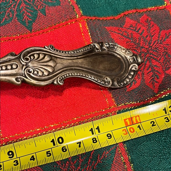 Vintage Silver Ladle with Ornate Handle - Picture 3 of 7